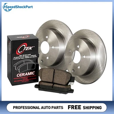 Front Disc Brake Pad Set Disc Brake Rotor C-Tek for Hyundai Elantra GT 2018-2018 - Image 1 of 4