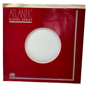 Atlantic Records Company Sleeve 45 RPM Vinyl Oldies Series Red Gray Logo - Picture 1 of 6