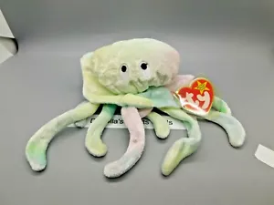 TY The Beanie Babies Collection Goochy Jellyfish Retired Rare w/ tag errors - Picture 1 of 5