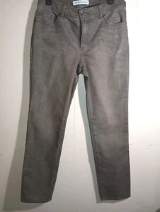 Chico's Platinum  Denim Jeans sz 1 Reg  Ultimate Fit Slim Leg - Picture 1 of 10