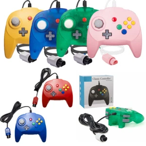 Para Nintendo N64 Consola de Juegos con Cable Controlador Actualizado Gamepad Joystick Joypad - Imagen 1 de 75