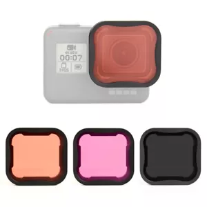 3-Pack Filters Kit ND8 Filter Light Red Magenta Lens Filter for GoPro Hero 7/6/5 - Picture 1 of 7