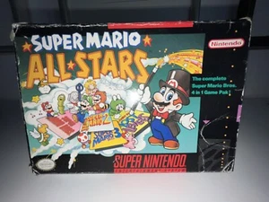 Super Nintendo Super Mario All Stars NTSC US USA Version | Boxed Super NES SNES - Picture 1 of 21