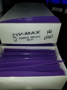 V-Max 5" Vanes 150 Pack Arrow Fletchings 9 Color Choices yellow, orange, purple, - Picture 1 of 18