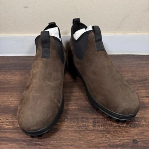 Huckberry All Weather Vibram Storm Chelsea Boots Herren 12M Braun Leder Slipper - Bild 1 von 8