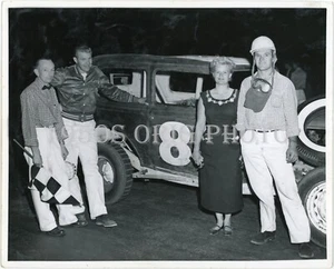 1950s Photo Stock Car Racing Marvin Porter Bill Cantrell San Berdoo So Cal 1954 - Picture 1 of 3