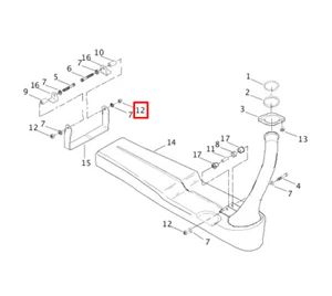 TUERCA DE CORREA SILENCIADOR BUELL DA0500.10CZ - Imagen 1 de 1
