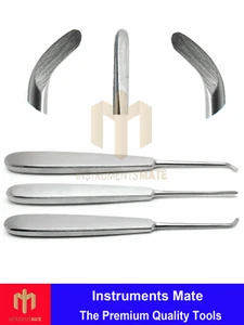 Warwick James Root Elevators Estrazione Strumenti Chirurgici Dentali Set di 3 - Foto 1 di 6