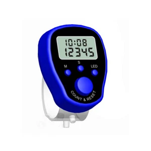 1Pc DIGITAL LCD-ELECTRONIC FINGER RING HAND TALLY COUNTER COLOR-RANDOM - Picture 1 of 3