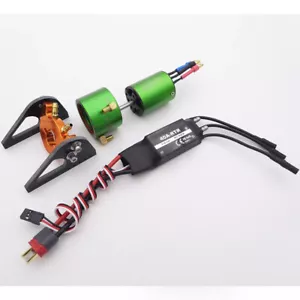 2835 KV3300 4-Poles Water Cooling Brushless Motor 40A ESC for RC Boats Jet Yacht - Picture 1 of 12