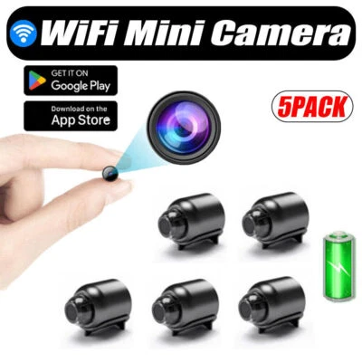 Mini HD 1080P Camera Wireless Built-in battery Wifi Home Security  Night Vision - Image 1 of 4