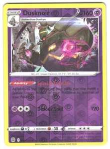 Pokemon SWSH09: Brilliant Stars Dusknoir #062/172 LP Holo Rare,Reverse Holo - Picture 1 of 2