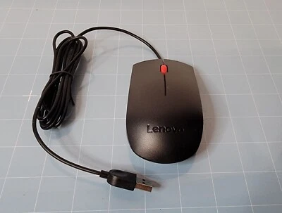 Lenovo Comouter Mouse Optical USB Wired Desk Mouse | NEW - Image 1 of 4