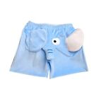 Cute 3D Elephant Plush Lounge Shorts Sleepwear Sweatshorts for Women Men