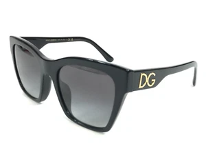 Dolce & Gabbana Sunglasses DG4384-F 501/8G Black with Light Grey Gradient Black - Picture 1 of 13