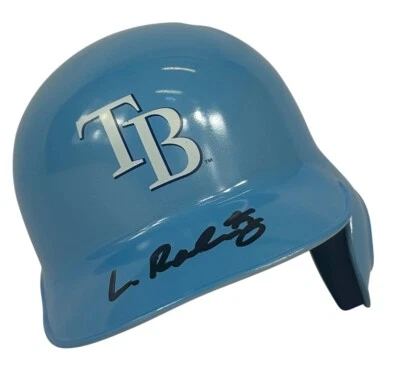 Luke Raley autographed signed mini helmet Tampa Bay Rays JSA COA - Image 1 of 4