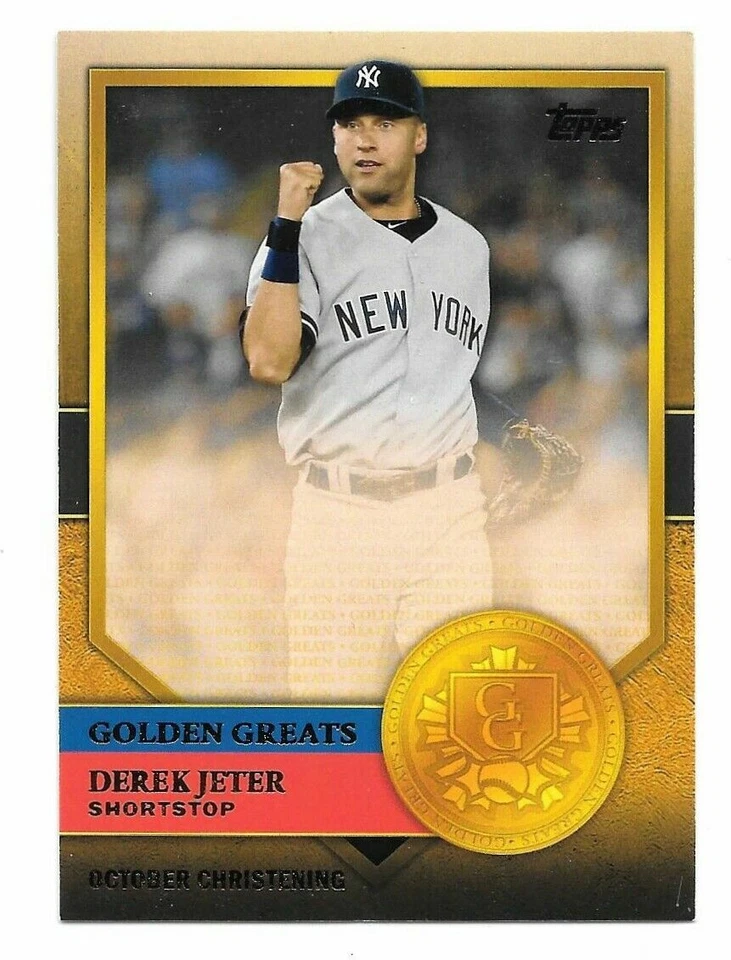 2012 Topps Baseball Golden Greats #28 Derek Jeter (Yankees) - Image 1 of 1