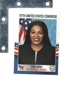 Fascinating Cards 2021 US Congress #325 Cori Bush RC DEM House MISSOURI - Picture 1 of 1