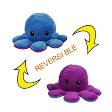 Peluche Pulpo Reversible Juguete Suave, Doble Cara muñeco blando | ENVIO URGENTE