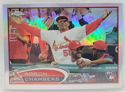 Adron Chambers 2012 Topps Chrome Baseball Rookie Refractor #153 NrMt - Image 1 of 2