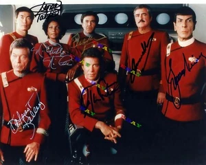 Star Trek Cast Autographed Signed 8x10 Photo Reprint - Picture 1 of 1