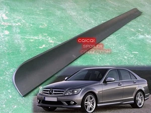 Matte Black MERCEDES BENZ 08~14 W204 C class Sedan roof spoiler ◎ - Picture 1 of 3