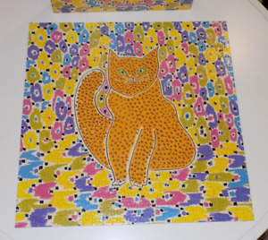 1972 Springbok THE MARMALADE CAT Puzzle by Gloria Vanderbilt Design COMPLETE
