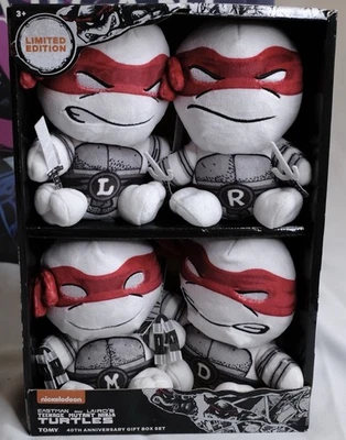 Tomy Club Mocchi Mocchi Teenage Mutant Ninja Turtles 40th Anniversary 4pc Plush - Image 1 of 4