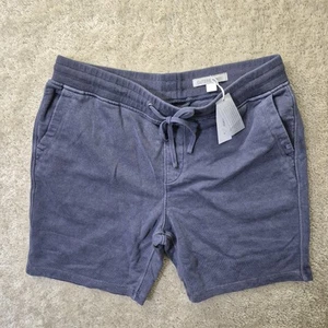 Outerknown Sur Sweatshorts Mens XL Blue Hemp Cotton Heavyweight Surf Coastal - Picture 1 of 10