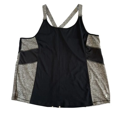 Camiseta sin mangas RBX XDri para mujer XL entrenamiento activo bloques de color espalda deportiva gimnasio entrenamiento Foto 1 de 4