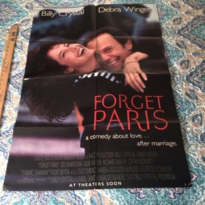 FORGET PARIS POSTER FILM AMERICANO USATO 1995--CRISTALLO, ala - Foto 1 di 15