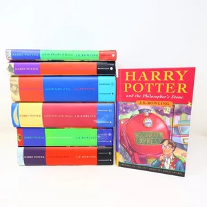 Harry Potter 1-7 Complete Set Books Lot Raincoast/Bloomsbury Rowling Hardcover - Imagen 1 de 24