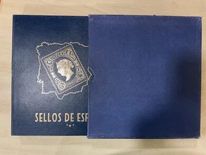 Spain stamps. 1854 on. Preprinted Philos album #z923 - Picture 1 of 23