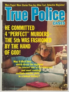 True Police Cases Magazine, June 1970, Vintage True Crime Stories, Pulp - Picture 1 of 4