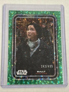 Tarjeta #50 Kenobi Topps Star Wars Flagship Sully Green Parallel #d 142/499 2023 - Imagen 1 de 3