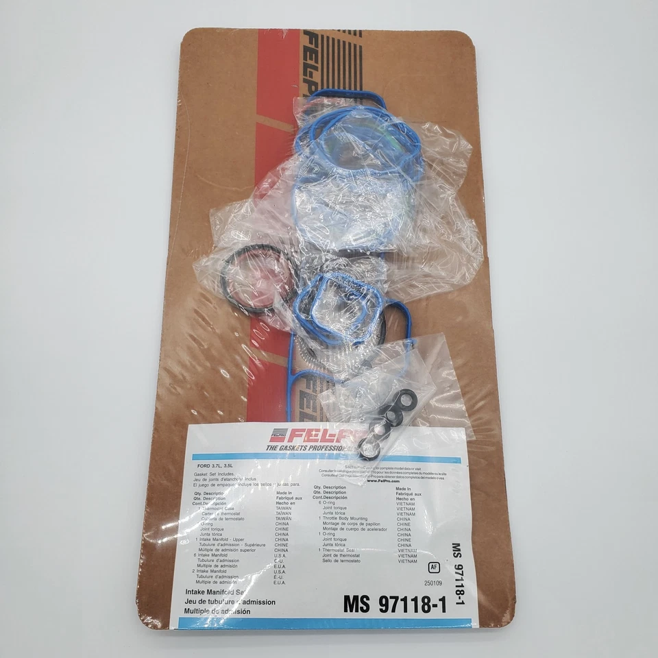 Juego de juntas de colector de admisión Felpro MS97118-1 nuevo para F150 Ford Transit / Lincoln Foto 1 de 4