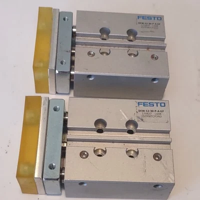 LOTE DE 2 CILINDROS GUIADOS FESTO DFM-12-30-P-A-GF (NUEVO) Foto 1 de 4