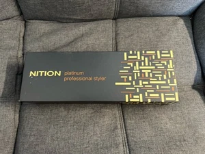 NEW - NITION PLATINUM PROFESSIONAL STYLER CURL OR STRAIGHTEN MODEL #22 - Picture 1 of 8