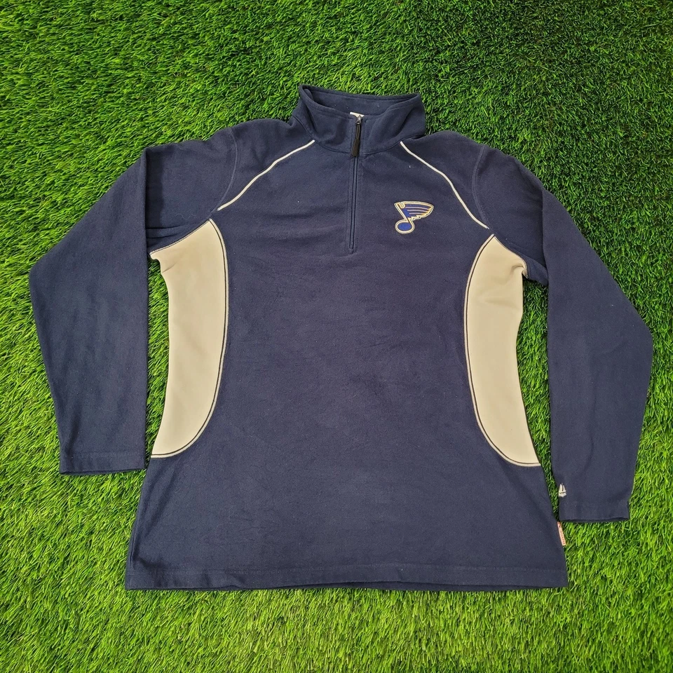 Chaqueta deportiva vintage Y2K St-Louise azul para mujer grande 22x26 azul polar Foto 1 de 4