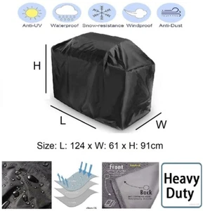 124x61x91 Robust Wasserdicht Gartenterrasse Outdoor BBQ Abdeckung Grillabdeckung - Bild 1 von 4