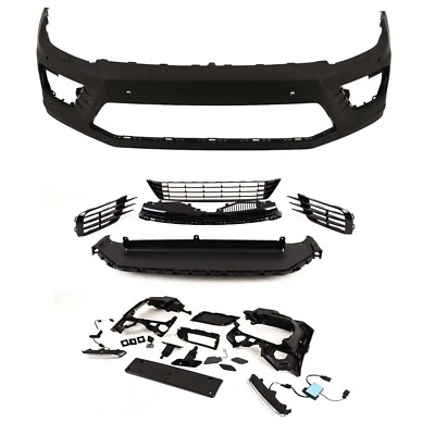 Fits VW Scirocco R 2015-18 Front Bumper Primed Complete W/ Washer and PDC Holes - Image 1 of 4
