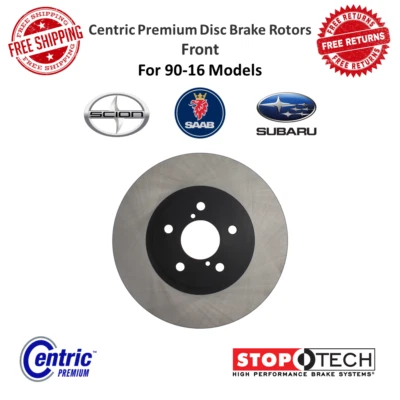 Rotor de freno de disco delantero StopTech Centric Premium para Scion FR-S / Subaru Forester Foto 1 de 4