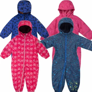 Regatta Splat Printed Fleece Lined Snowsuit Waterproof All-in-one suit - Picture 1 of 8