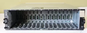 DELL POWERVAULT MD 14-BAY STORAGE ARRAY W/ 2* AMP01-SIM CONTROLLERS / ENCLOSURE - Picture 1 of 7