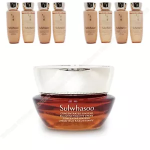 Sulwhasoo Concentrated Ginseng Renewing Eye Cream Rich 15ml+8 Ginseng Kits25mlx8 - Picture 1 of 4