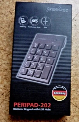 Nummernblock  ~ Perixx Peridpad 202  ~ NEU/OV - Bild 1 von 4