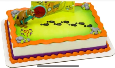 SCOOBY DOO MISTERIO REVELADO PASTEL KIT ADORNO DE PASTEL LAY-ON DecoPac SIN ABRIR NUEVO Foto 1 de 4