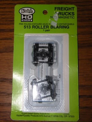 NEW Kadee 513 HO Standard A.SF 100-ton Roller Bearing Freight Car Trucks - Image 1 of 3