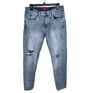 Guess Modern Skinny Jeans Men's 30W 30L Blue Distressed Avalon Fit - Picture 1 of 11