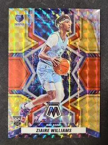 2021-22 Mosaic RC Ziaire Williams Red Yellow Choice 12/88 Memphis Grizzlies SP - Picture 1 of 3